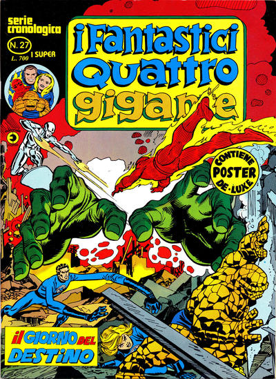 Cover for I Fantastici Quattro Gigante (Editoriale Corno, 1978 series) #27