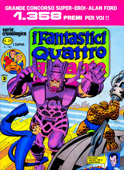 Cover for I Fantastici Quattro Gigante (Editoriale Corno, 1978 series) #35