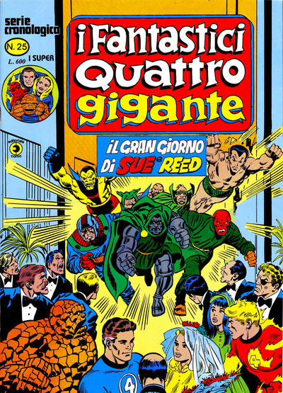 Cover for I Fantastici Quattro Gigante (Editoriale Corno, 1978 series) #25