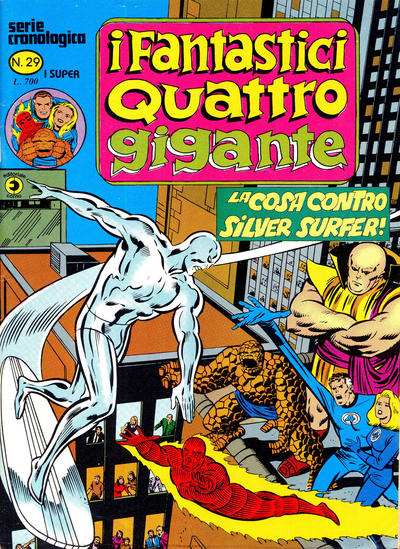 Cover for I Fantastici Quattro Gigante (Editoriale Corno, 1978 series) #29