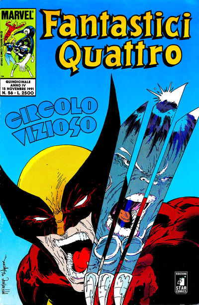 Cover for Fantastici Quattro (Edizioni Star Comics, 1988 series) #56