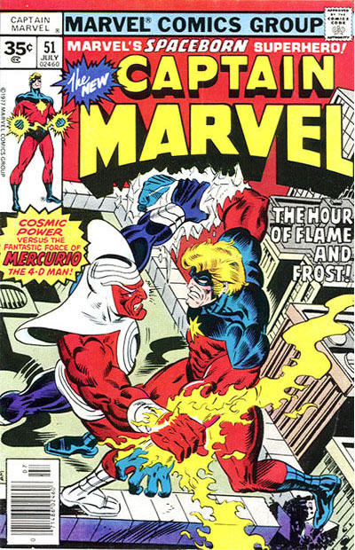 Cover for Captain Marvel (Marvel, 1968 series) #51 [35¢]