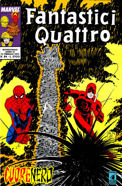 Cover for Fantastici Quattro (Edizioni Star Comics, 1988 series) #86