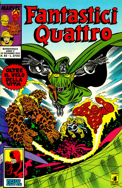 Cover for Fantastici Quattro (Edizioni Star Comics, 1988 series) #83
