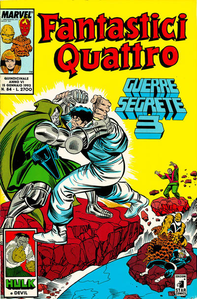 Cover for Fantastici Quattro (Edizioni Star Comics, 1988 series) #84