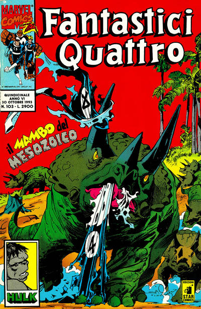 Cover for Fantastici Quattro (Edizioni Star Comics, 1988 series) #103