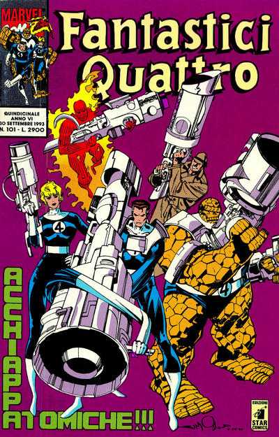 Cover for Fantastici Quattro (Edizioni Star Comics, 1988 series) #101