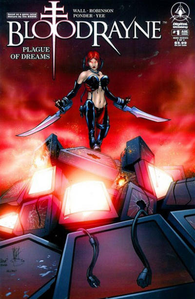 Cover for BloodRayne: Plague of Dreams (Digital Webbing, 2006 series) #1 [Cover B]