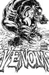 Cover for Venom (Marvel, 2011 series) #1 [Variant Edition - Joe Quesada Black and White Cover]