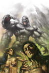 Cover for Warlord of Mars (Dynamite Entertainment, 2010 series) #5 [Virgin Art Retailer Incentive Cover Lucio Parrillo]