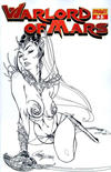 Cover Thumbnail for Warlord of Mars (2010 series) #3 ["Black and White Art" Retailer Incentive Cover J. Scott Campbell]