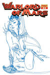Cover Thumbnail for Warlord of Mars (2010 series) #3 ["Barsoom Blue" Retailer Incentive Cover J. Scott Campbell]
