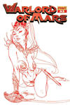 Cover Thumbnail for Warlord of Mars (2010 series) #3 ["Martian Red" Retailer Incentive Cover J. Scott Campbell]