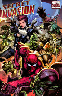 Cover Thumbnail for Secret Invasion (Marvel, 2008 series) #7 [Variant Edition - Leinil Francis Yu Cover]