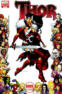 Cover Thumbnail for Thor (Marvel, 2007 series) #614 [Women of Marvel]