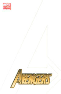 Cover for Avengers (Marvel, 2010 series) #1 [I Am an Avenger Blank Variant]