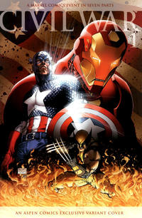 Cover Thumbnail for Civil War (Marvel, 2006 series) #1 [Aspen Comics Exclusive Variant Cover]