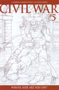 Cover Thumbnail for Civil War (Marvel, 2006 series) #5 [Retailer Incentive Sketch Cover]