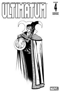 Ultimatum #4 2009 Doctor Strange Variant Cover McGuinness