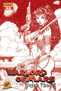 Cover Thumbnail for Warlord of Mars: Dejah Thoris (Dynamite Entertainment, 2011 series) #1 [Arthur Adams "Martian Red" Dynamic Forces Exclusive]