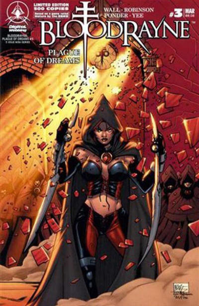 Cover for BloodRayne: Plague of Dreams (Digital Webbing, 2006 series) #3 [Limited Edition Retailer Incentive]