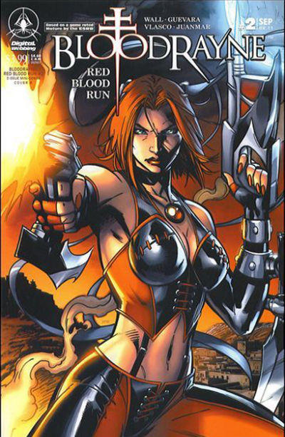 Cover for BloodRayne Red Blood Run (Digital Webbing, 2007 series) #2 [Cover B]