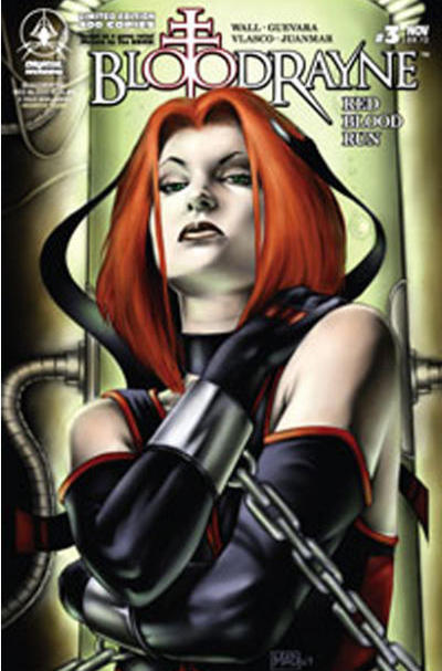 Cover for BloodRayne Red Blood Run (Digital Webbing, 2007 series) #3 [Limited Edition Retailer Incentive]