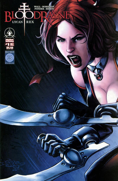 Cover for BloodRayne: Lycan Rex (Digital Webbing, 2005 series) #1 [Cover B]