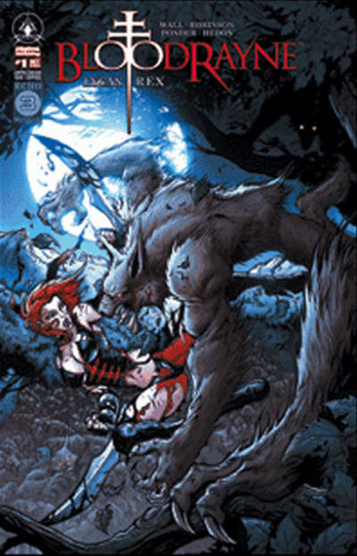 Cover for BloodRayne: Lycan Rex (Digital Webbing, 2005 series) #1 [Cover C]