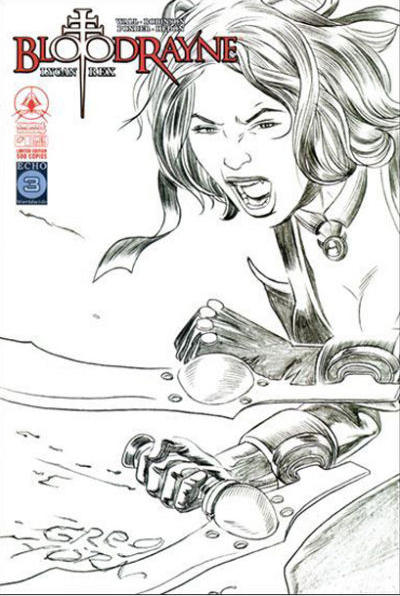 Cover for BloodRayne: Lycan Rex (Digital Webbing, 2005 series) #1 [Retailer Incentive Cover]