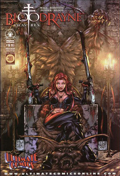 Cover for BloodRayne: Lycan Rex (Digital Webbing, 2005 series) #1 [Ultimate Comics Cover]