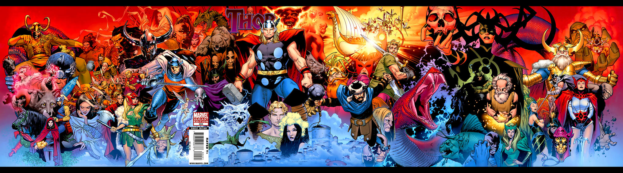 Cover for Thor (Marvel, 2007 series) #604 [Variant Edition]