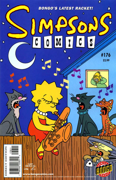 Cover for Simpsons Comics (Bongo, 1993 series) #176