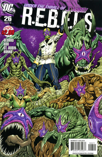 Cover for R.E.B.E.L.S. (DC, 2009 series) #26