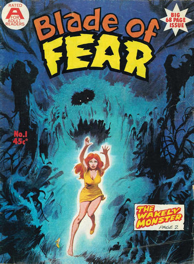 Cover for Blade of Fear (Gredown, 1976 series) #1