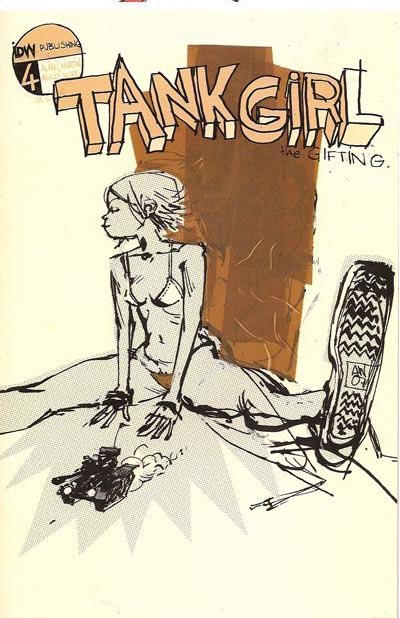 Cover for Tank Girl: The Gifting (IDW, 2007 series) #4 [Cover B]