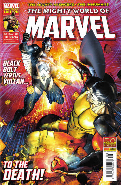 Cover for The Mighty World of Marvel (Panini UK, 2009 series) #18