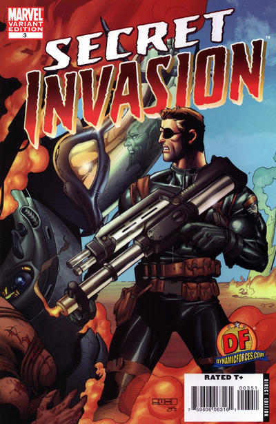 Cover for Secret Invasion (Marvel, 2008 series) #3 [Variant Edition - Dynamic Forces - Mel Rubi Cover]