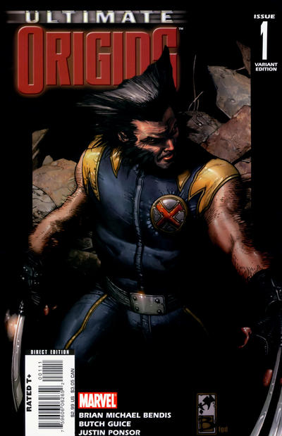 Cover for Ultimate Origins (Marvel, 2008 series) #1 [Variant Edition - Simone Bianchi]