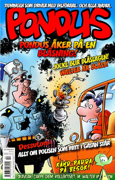 Cover for Pondus (Egmont, 2010 series) #2/2011