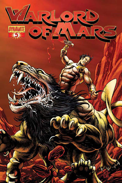 Cover for Warlord of Mars (Dynamite Entertainment, 2010 series) #5 [Cover D - Stephen Sadowski]