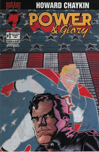 Cover for Power & Glory (Malibu, 1994 series) #1 [Serigraph Edition]