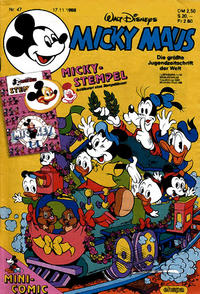 Cover Thumbnail for Micky Maus (Egmont Ehapa, 1951 series) #47/1988