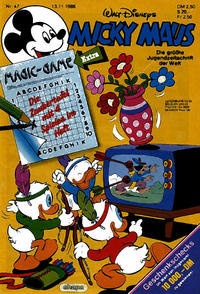 Cover Thumbnail for Micky Maus (Egmont Ehapa, 1951 series) #47/1986