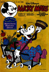 Cover Thumbnail for Micky Maus (Egmont Ehapa, 1951 series) #31/1980