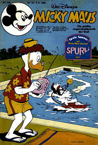 Cover Thumbnail for Micky Maus (Egmont Ehapa, 1951 series) #32/1980