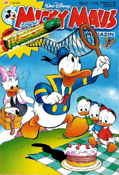 Cover for Micky Maus (Egmont Ehapa, 1951 series) #34/2009