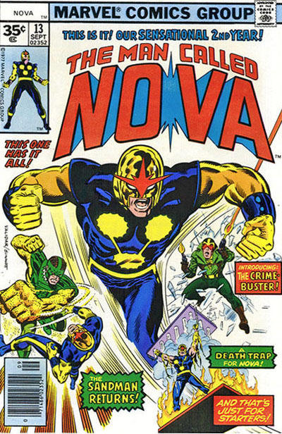 Cover for Nova (Marvel, 1976 series) #13 [35¢]