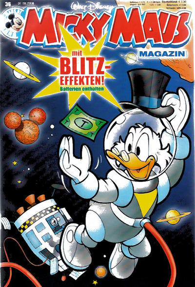 Cover for Micky Maus (Egmont Ehapa, 1951 series) #36/2008