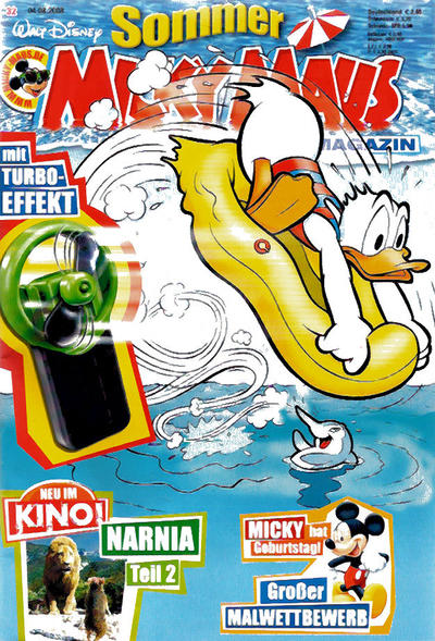 Cover for Micky Maus (Egmont Ehapa, 1951 series) #32/2008